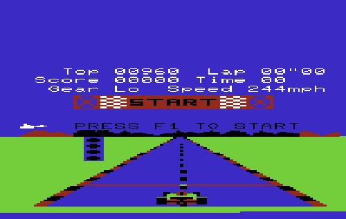 Pole Position screenshot 2 for Vic-20